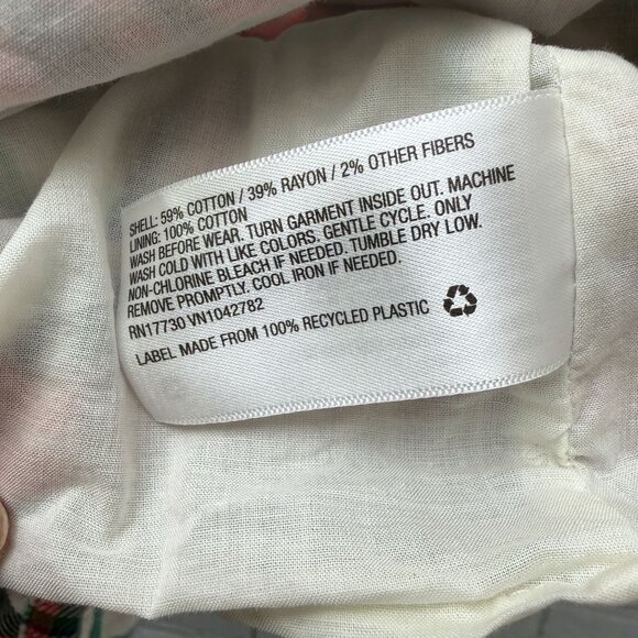 Cat & Jack Toddler Girls 5T Holiday Red Plaid Dress Ruffle Long Sleeve Christmas - Picture 7 of 7